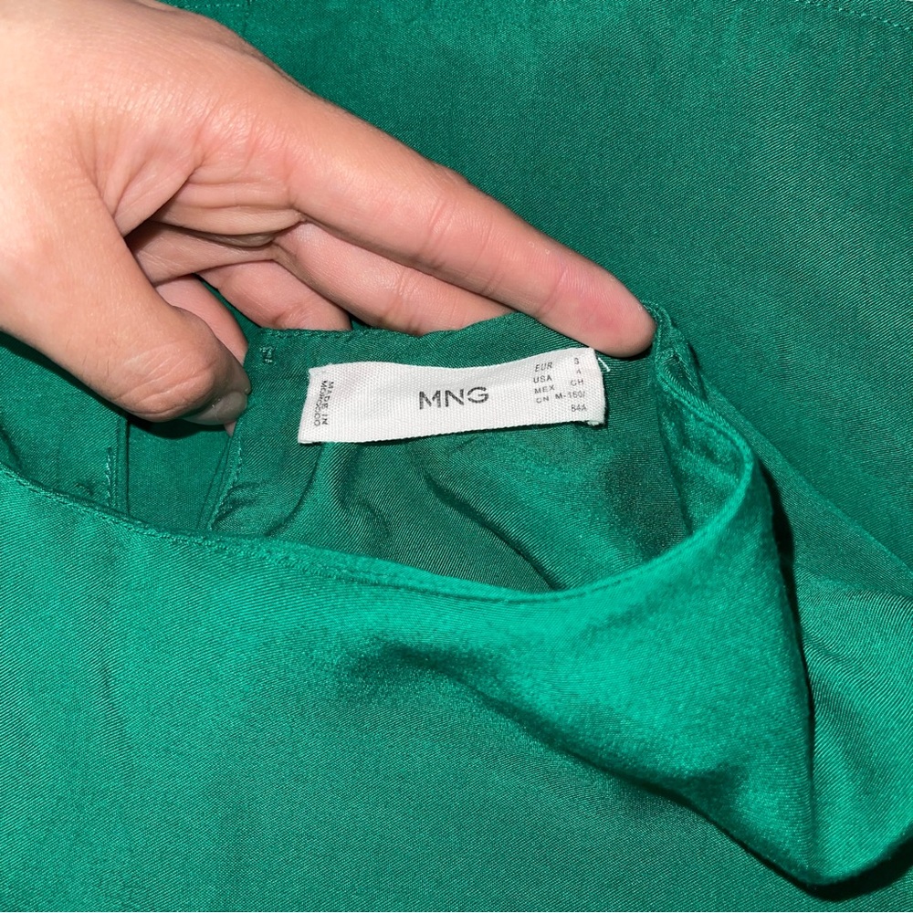MANGO GREEN DRESS - Picture 5 of 6